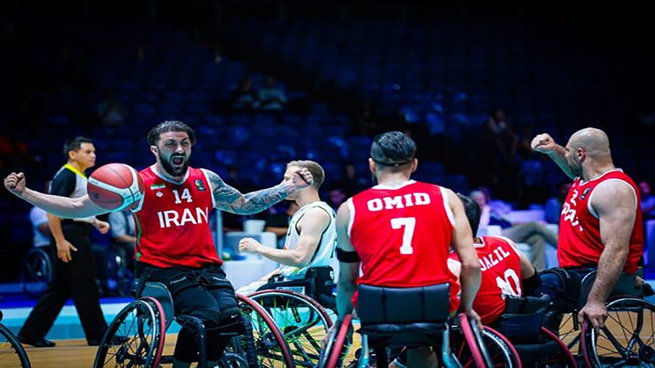 تیم ملی بسکتبال با ویلچر ایران سوم آسیا شد