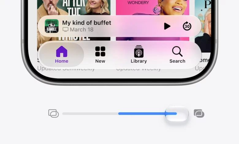 اپل طراحی بحث‌برانگیز Liquid Glass را در iOS ۲۷ اصلاح می‌کند