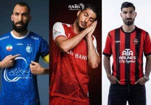 پیراهن‌های ۱۸ تیم لیگ برتری برای فصل جدید؛ از جنگ شیرهای استقلال و پرسپولیس تا طرح متفاوت تراکتور